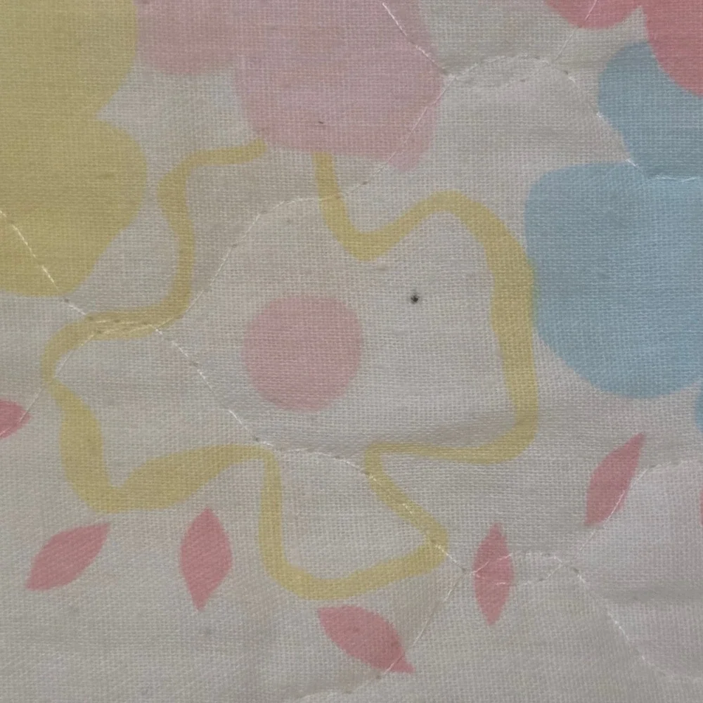 Vintage‎ 1980 Hallmark Koala Bear Baby Quilt Yellow Floral Worlds Greatest